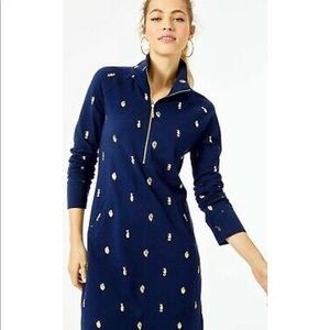 Lilly Pulitzer skipper dress metallic shell M